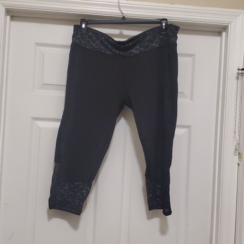  Game time black white shorts leggings